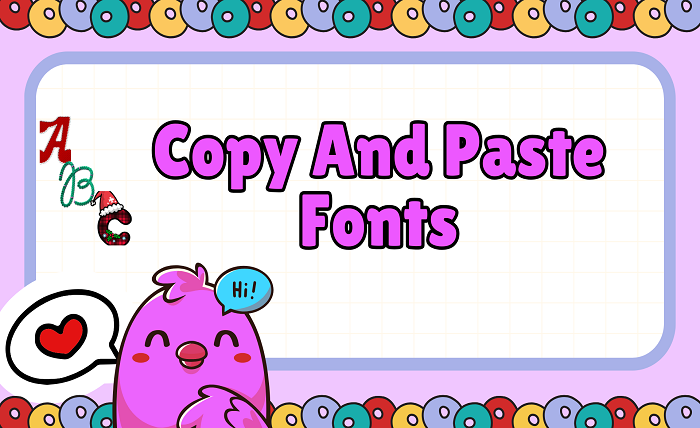 font copy and paste