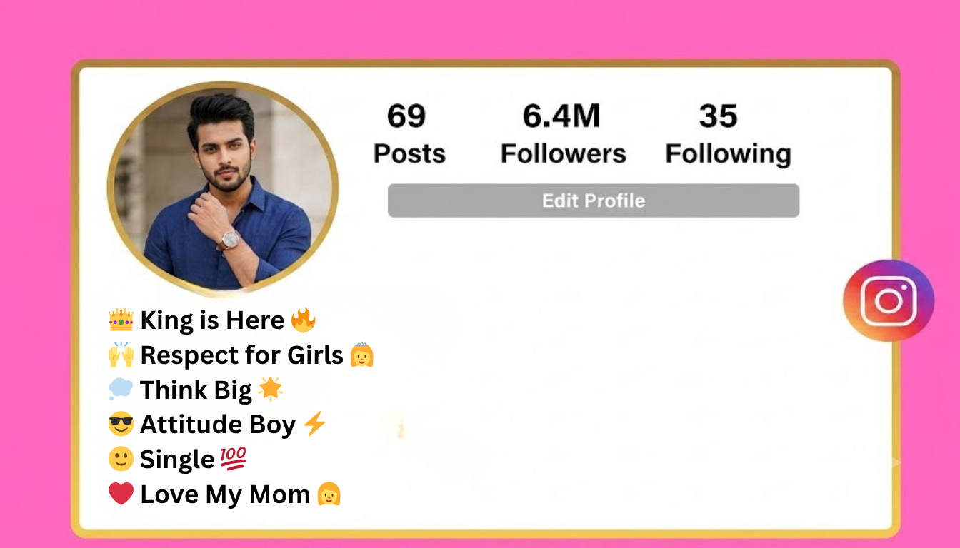 Instagram Bio for Boys: Best Attitude and Cool Bio Ideas