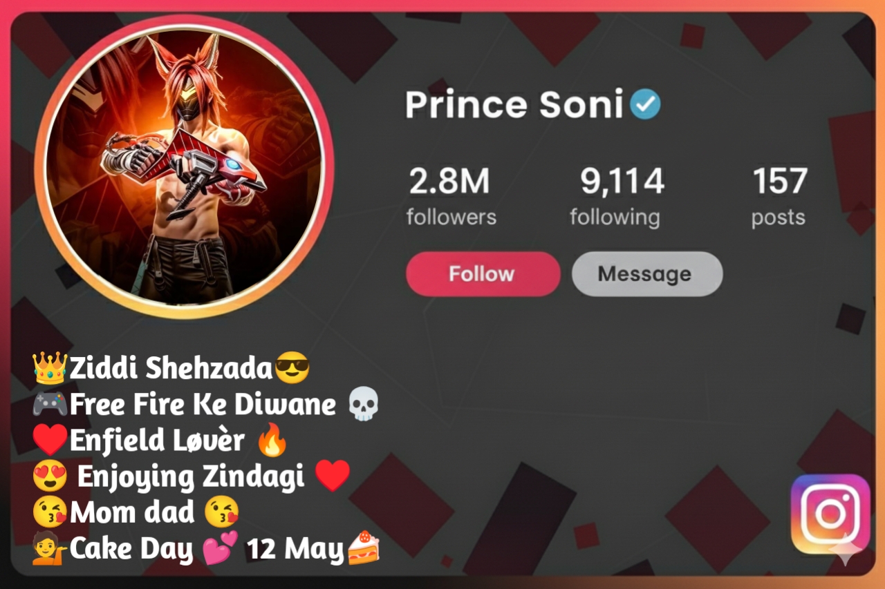 Read more about the article (1125+) Free Fire Bio For Instagram – Free Fire Gaming Instagram Bio (2026)